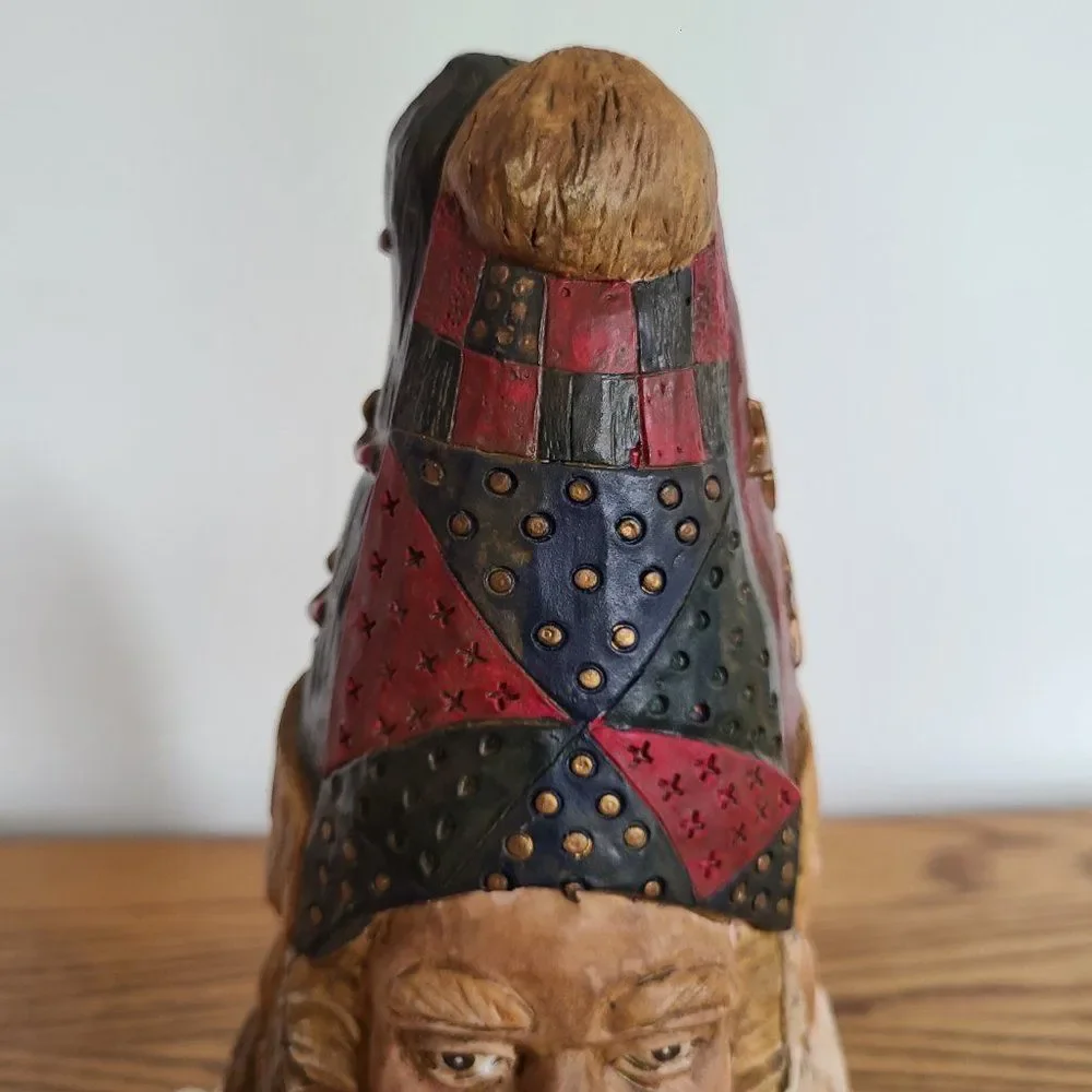 Three Faces of Santa Unique Christmas Holiday Decor Table Shelf Sitter Vintage